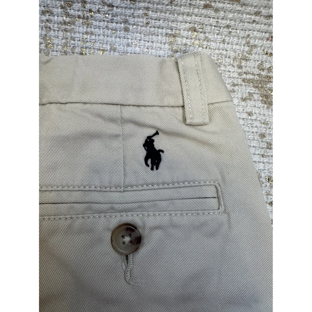 POLO RALPH LAUREN Toddler Boys Beige Khaki Chino Pants Preppy Dressy Casual 3T